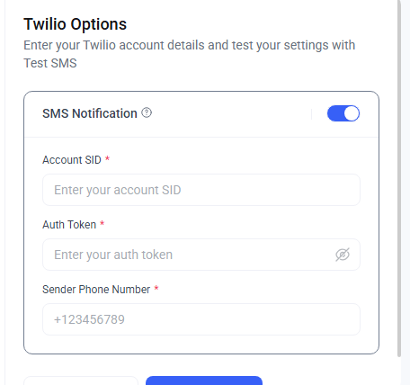 Twilio options