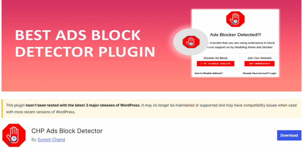 CHP Ads Block Detector