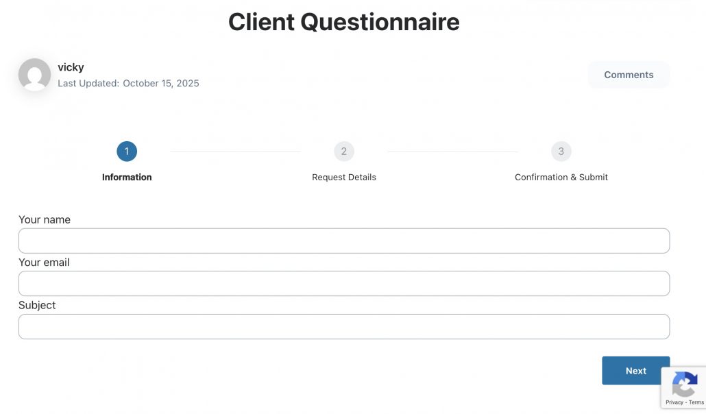 Add recaptcha in contact form 7 multistep