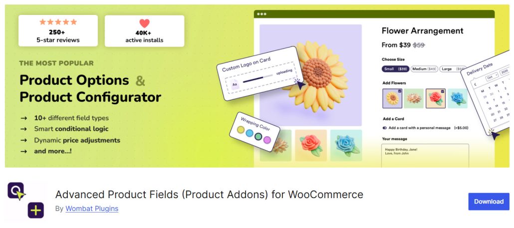 Advanced Product Fields