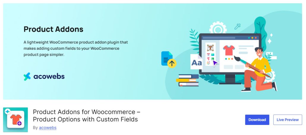 Product Addons for Woocommerce
