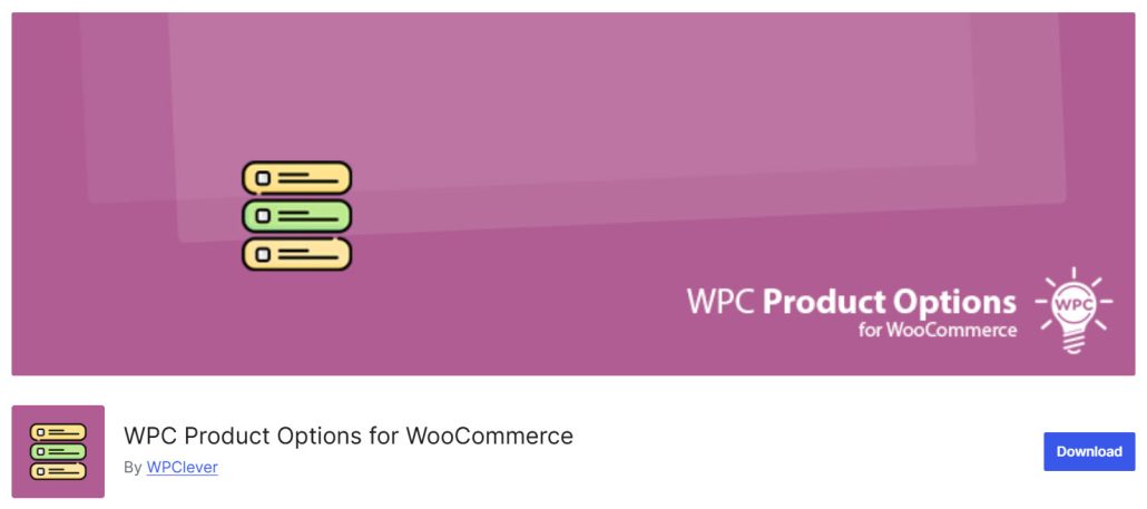 WPC Product Options for WooCommerce - WooCommerce Product Options Plugins