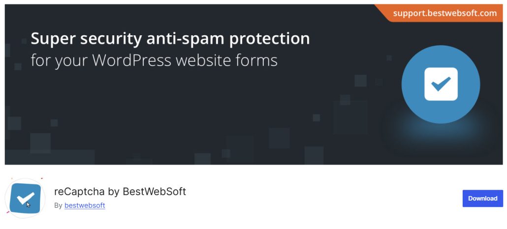 reCaptcha by BestWebSoft - WordPress Captcha Plugins