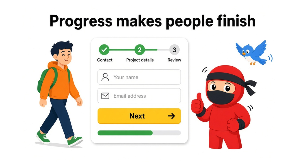 Progress makes people finish